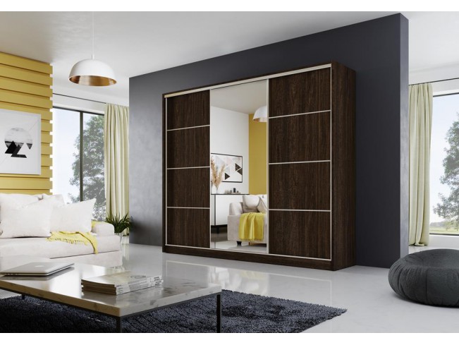 Szafa przesuwna Meblo 4 wenge 250 cm