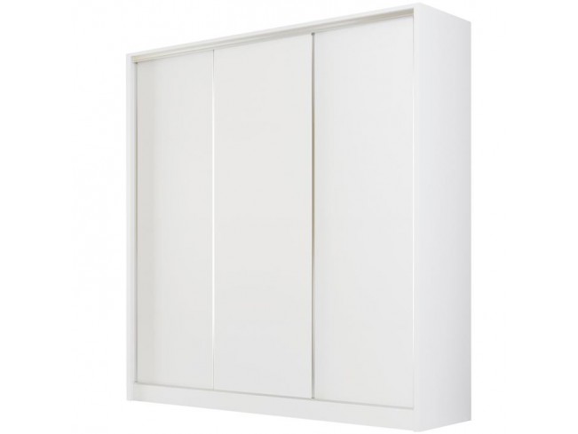 Szafa Meblo 200 biały mat - widok ogólny