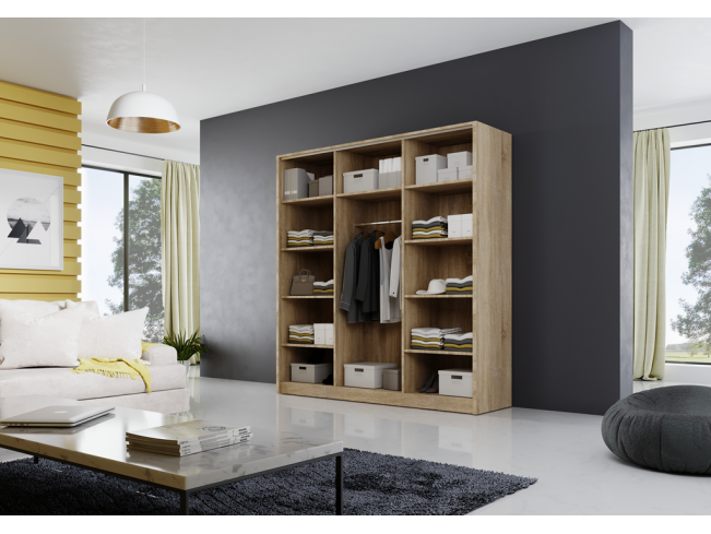 Szafa przesuwna Meblo 200 cm sonoma