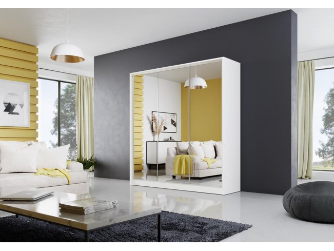 Szafa przesuwna Meblo 2 biały mat 200 cm