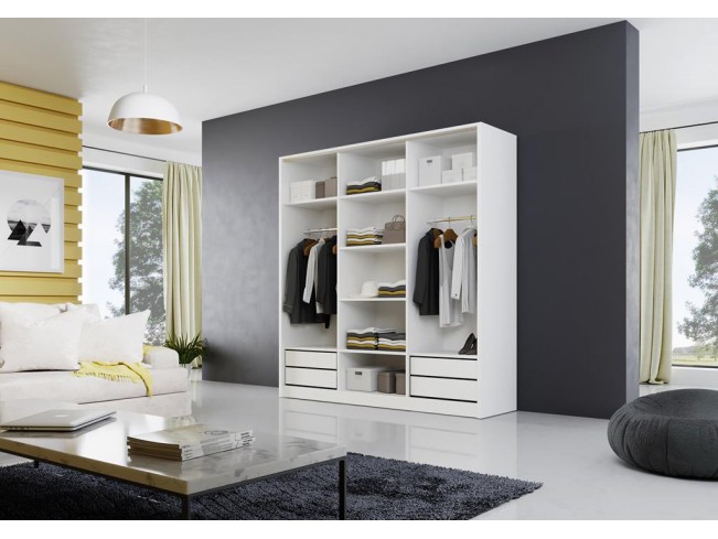 Szafa przesuwna Meblo 2 biały mat 200 cm