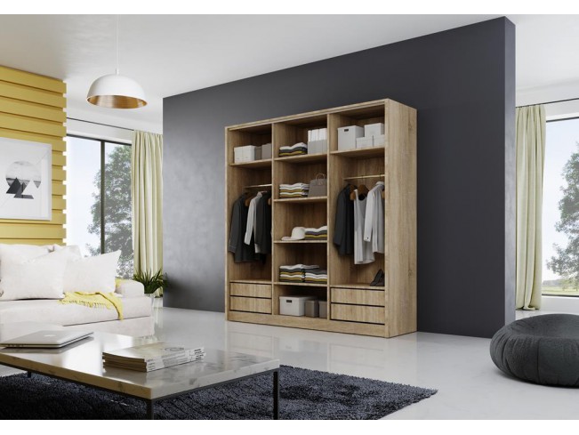 Szafa przesuwna Meblo 2 sonoma 200 cm