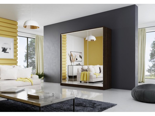 Szafa przesuwna Meblo 2 wenge 200 cm