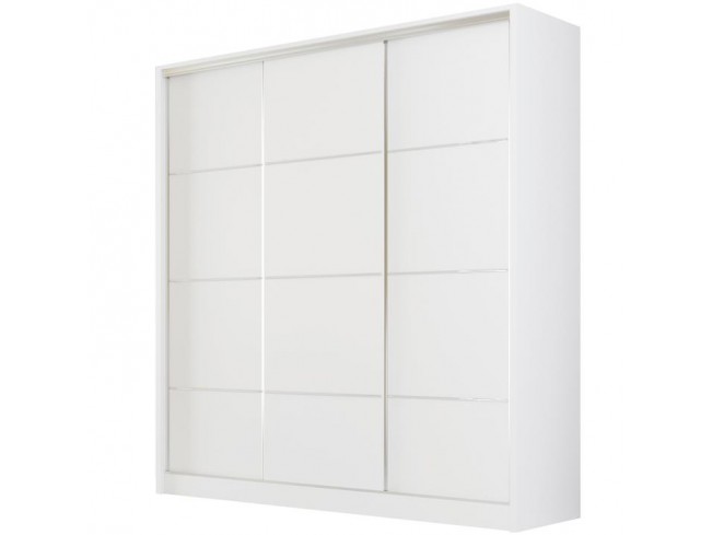 Szafa Meblo 3 czarny mat 200 cm -widok ogólny