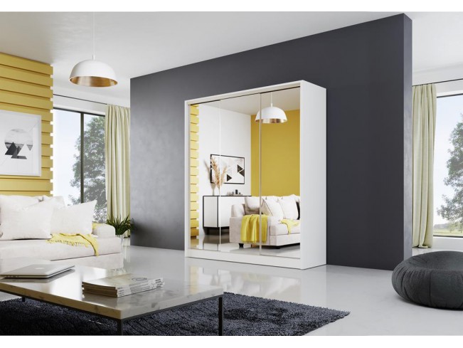 Szafa przesuwna Meblo 2 biały mat 180 cm