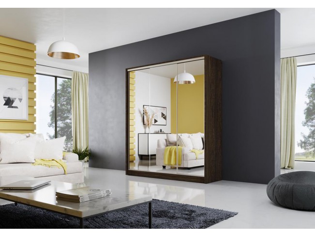 Szafa przesuwna Meblo 2 wenge 180 cm