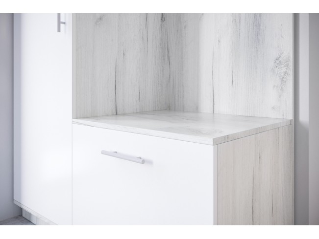 Szafa garderoba Milo 1 biały/mat 120 cm