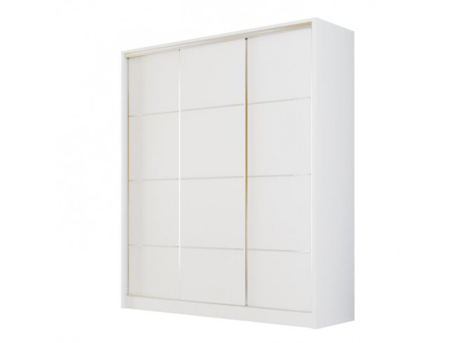 Szafa Meblo 3 180 biały mat - widok z przodu