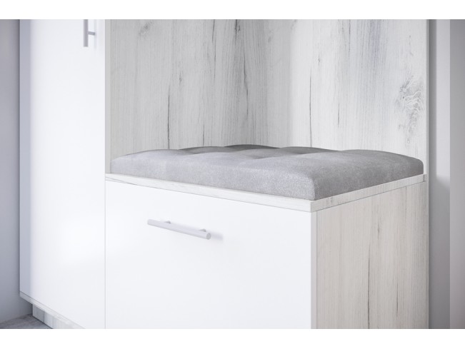 Szafa garderoba Milo 2 biały/mat 120 cm