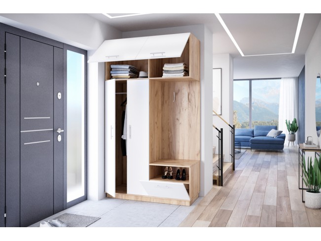 Szafa garderoba Milo 1 złoty/mat 150 cm
