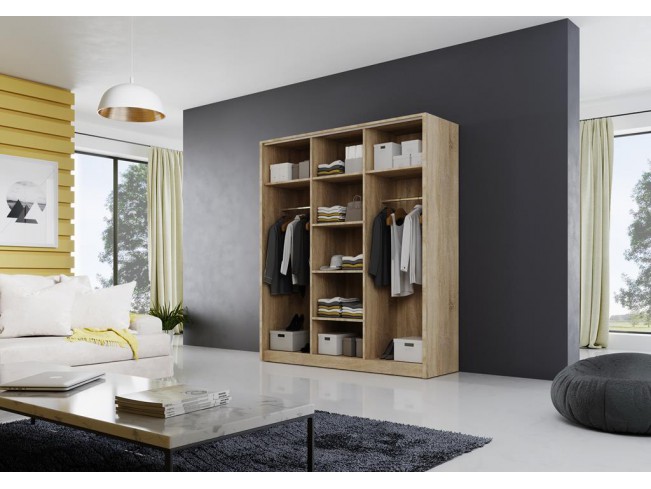 Szafa przesuwna Meblo 3 sonoma 180 cm