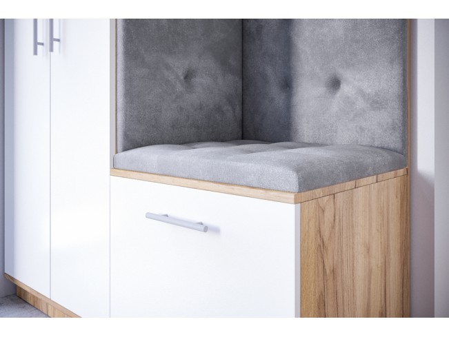 Szafa garderoba Milo 3 złoty/mat 150 cm