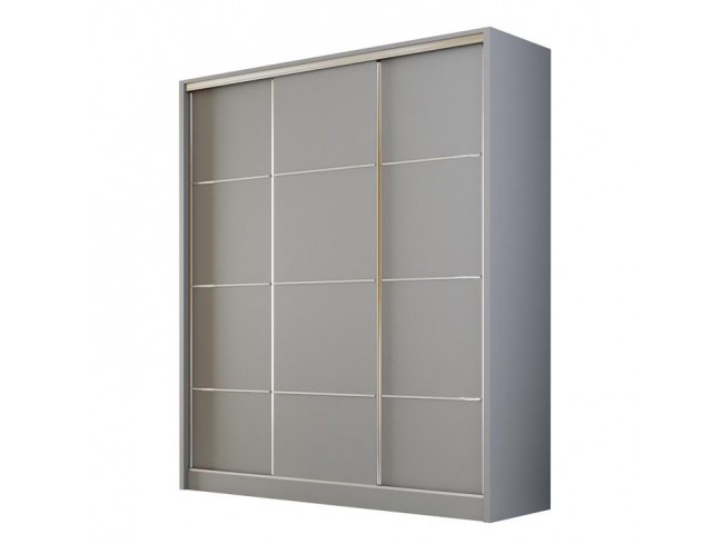 Szafa Meblo 3 180 szary mat - widok ogólny