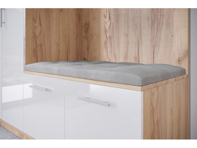 Szafa garderoba Milo 2 złoty połysk 180 cm