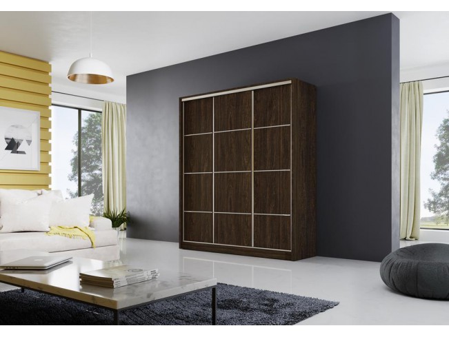 Szafa przesuwna Meblo 3 wenge 180 cm
