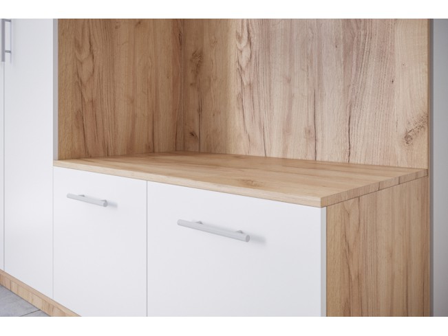 Szafa garderoba Milo 1 złoty/mat 200 cm