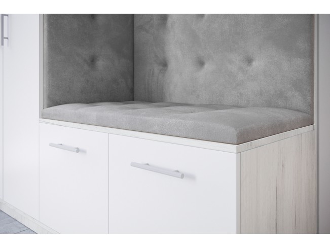 Szafa garderoba MILO 3 biały/mat 200 cm