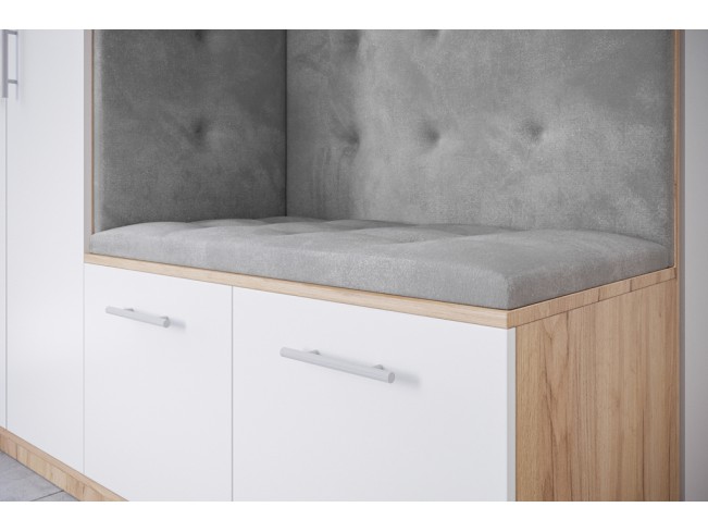 Szafa garderoba Milo 3 złoty/mat 200 cm