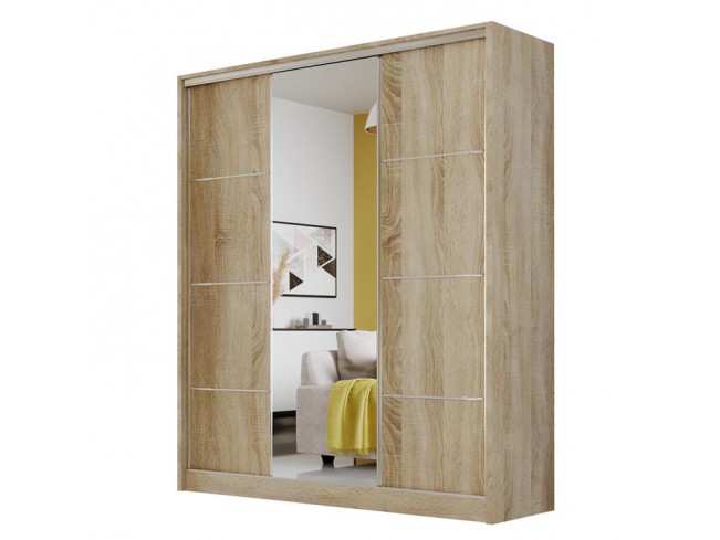 Szafa Meblo4 180 sonoma - widok z przodu