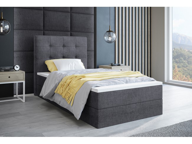 Łóżko kontynentalne Sleepy 80 Sawana 05 szary