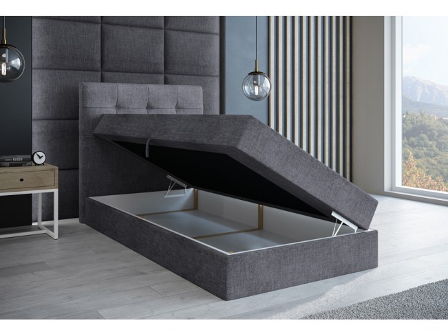 Łóżko kontynentalne Sleepy 80 Sawana 05 szary