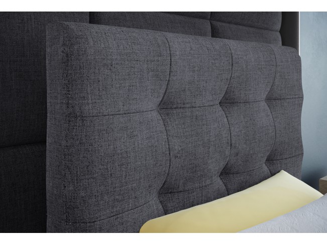 Łóżko kontynentalne Sleepy 90 Sawana 05 szary