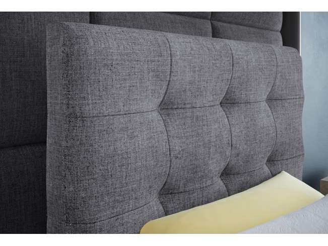 Łóżko kontynentalne Sleepy 80 Sawana 21 jasny szary