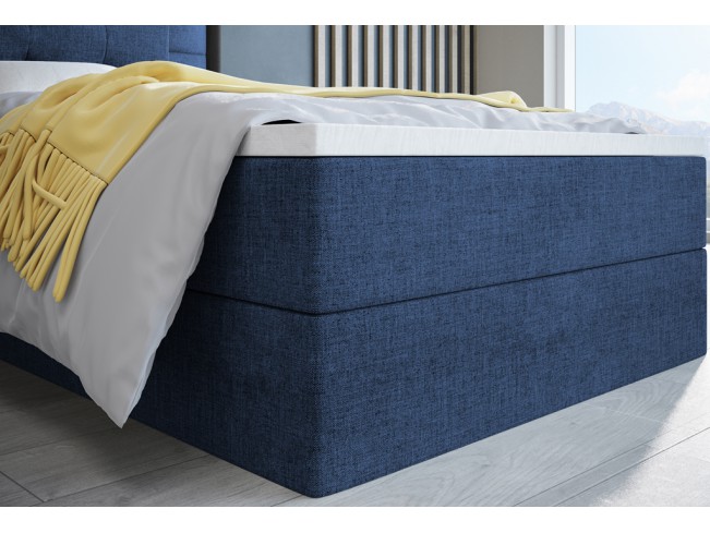 Łóżko kontynentalne Sleepy 80 Sawana 80 niebieski jeans