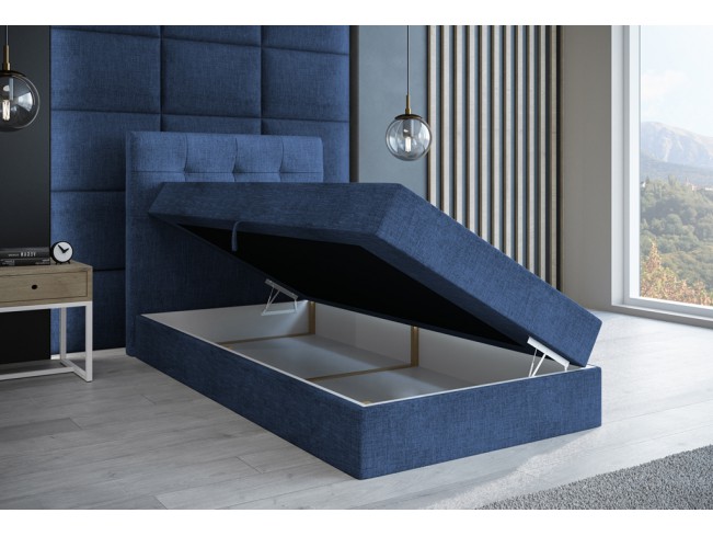 Łóżko kontynentalne Sleepy 80 Sawana 80 niebieski jeans