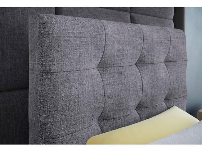 Łóżko kontynentalne Sleepy 90 Inari 91 jasny szary