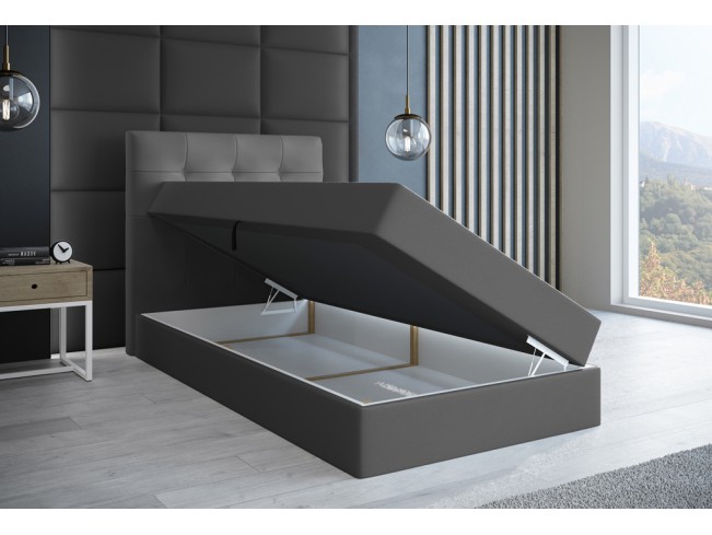 Łóżko kontynentalne Sleepy 90 Madryt 995 szary