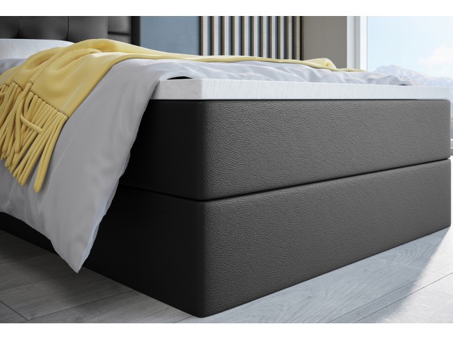 Łóżko kontynentalne Sleepy 80 Madryt 9100 czarny