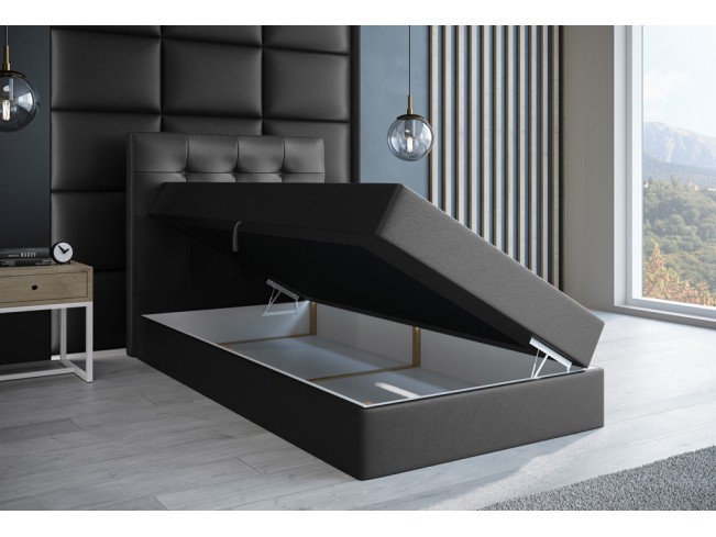 Łóżko kontynentalne Sleepy 90 Madryt 9100 czarny