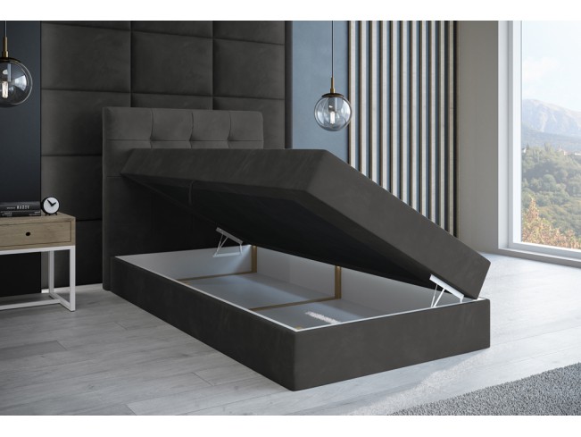 Łóżko kontynentalne Sleepy 90 Kronos 22 stalowy