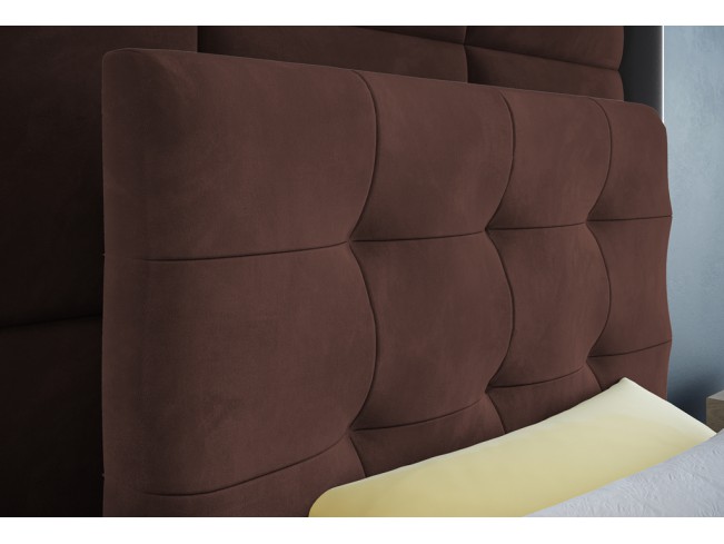 Łóżko kontynentalne Sleepy 90 Kronos 29 łososiowy