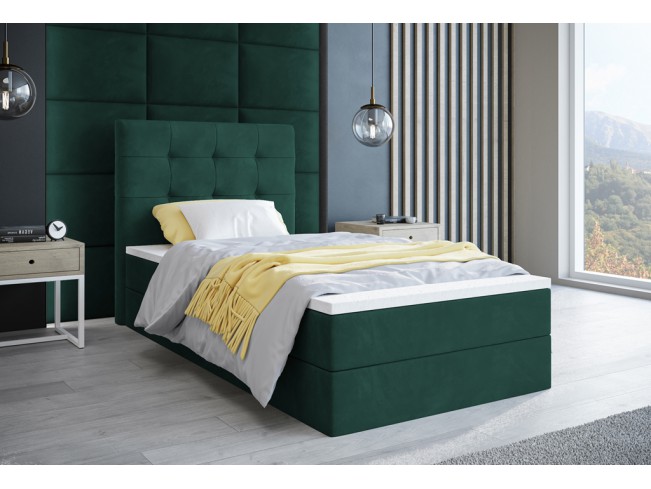 Łóżko kontynentalne Sleepy 90 Monolith 37 zielony