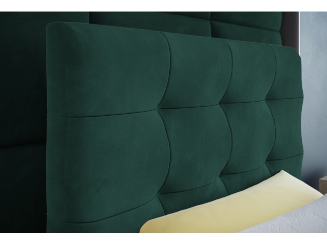 Łóżko kontynentalne Sleepy 90 Monolith 37 zielony