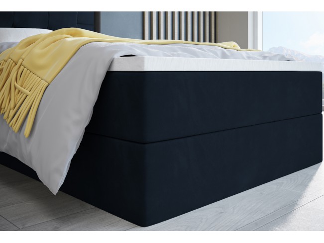 Łóżko kontynentalne Sleepy 80 Monolith 79 ciemny granat