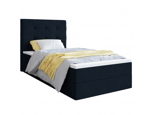 Łóżko kontynentalne Sleepy 80 Monolith 79 ciemny granat - widok ogólny