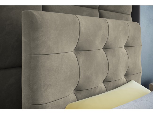 Łóżko kontynentalne Sleepy 80 Monolith 02 ecru