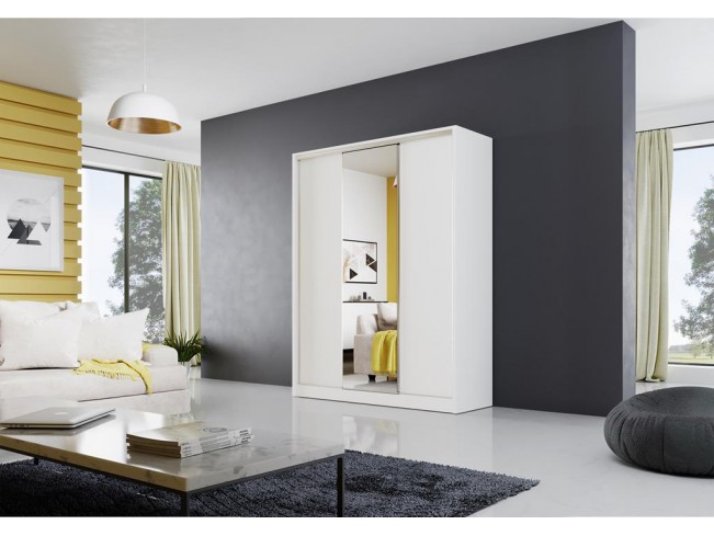 Szafa przesuwna Meblo 1 biały mat 150 cm