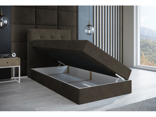 Łóżko kontynentalne Sleepy 80 Riviera 26 ciemny brąz