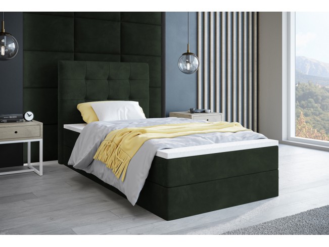 Łóżko kontynentalne Sleepy 80 Riviera 38 ciemny zielony