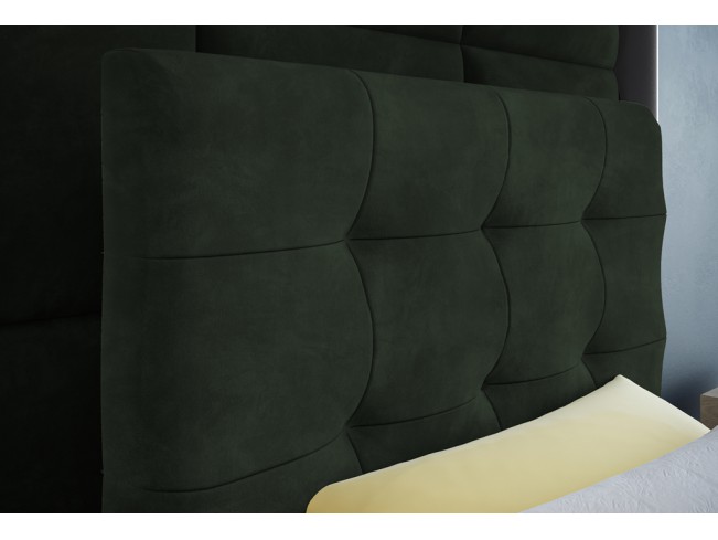 Łóżko kontynentalne Sleepy 80 Riviera 38 ciemny zielony