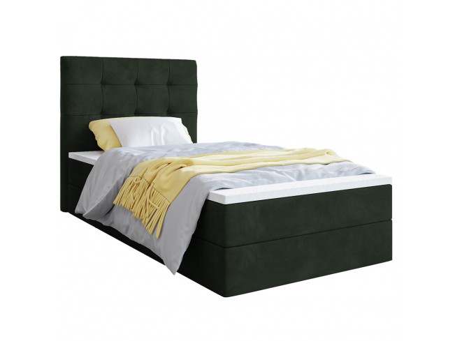 Łóżko Sleepy 80 ciemny zielony - widok ogólny