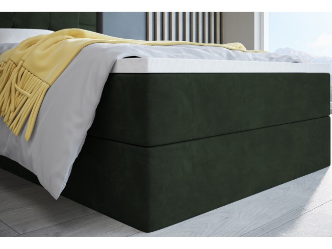 Łóżko kontynentalne Sleepy 90 Riviera 38 ciemny zielony