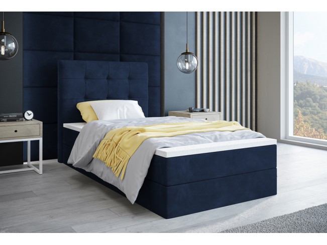 Łóżko kontynentalne Sleepy 80 Riviera 81 granatowy