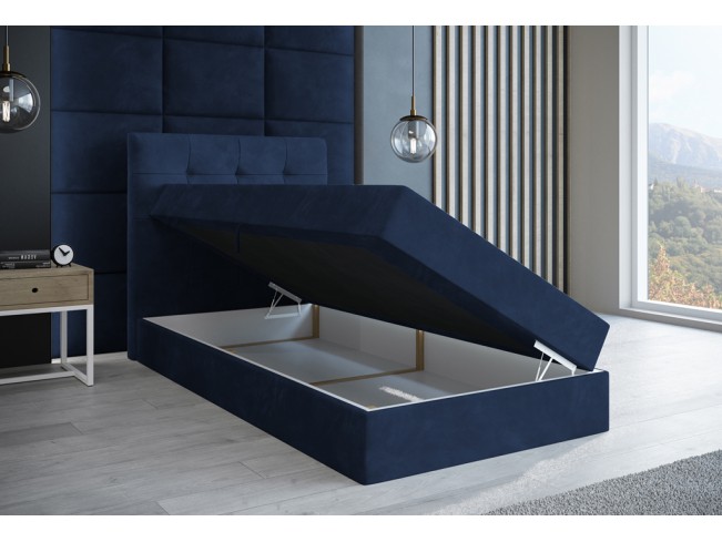 Łóżko kontynentalne Sleepy 80 Riviera 81 granatowy