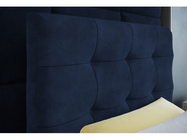 Łóżko kontynentalne Sleepy 90 Riviera 81 granatowy