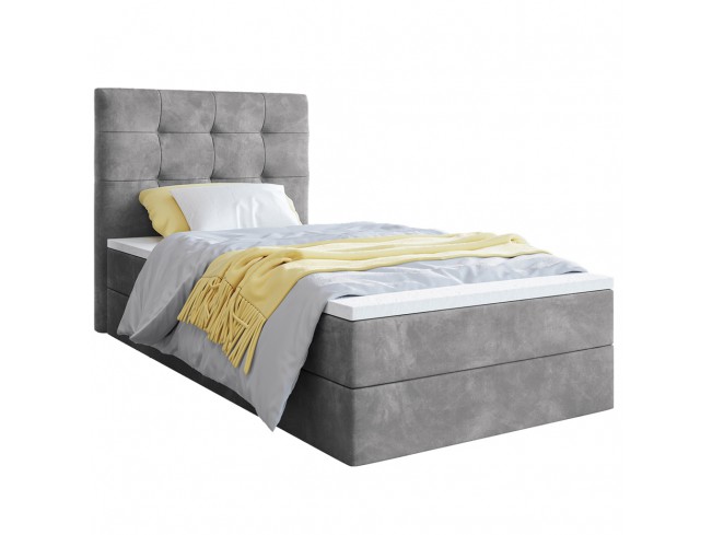 Łóżko Sleepy 80 jasny szary - widok ogólny